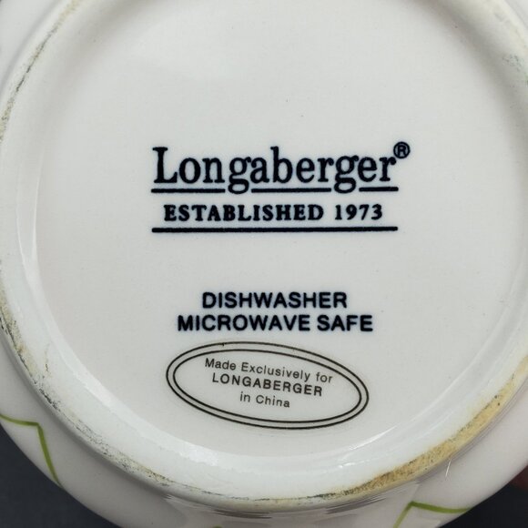 Longaberger Dogwood Toothbrush Holder Pink Yellow Lattice Toothbrush Caddy - Picture 5 of 7